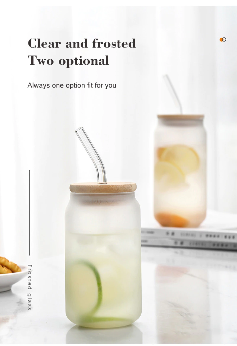 Glass Cups - Transparent Beer/Soda/Coffee