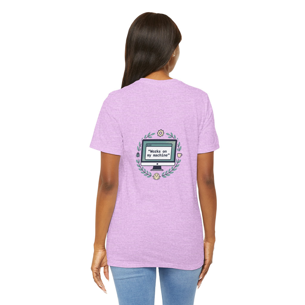 "Works on my machine" Computer Tee — Funny Programmer Developer T-Shirt