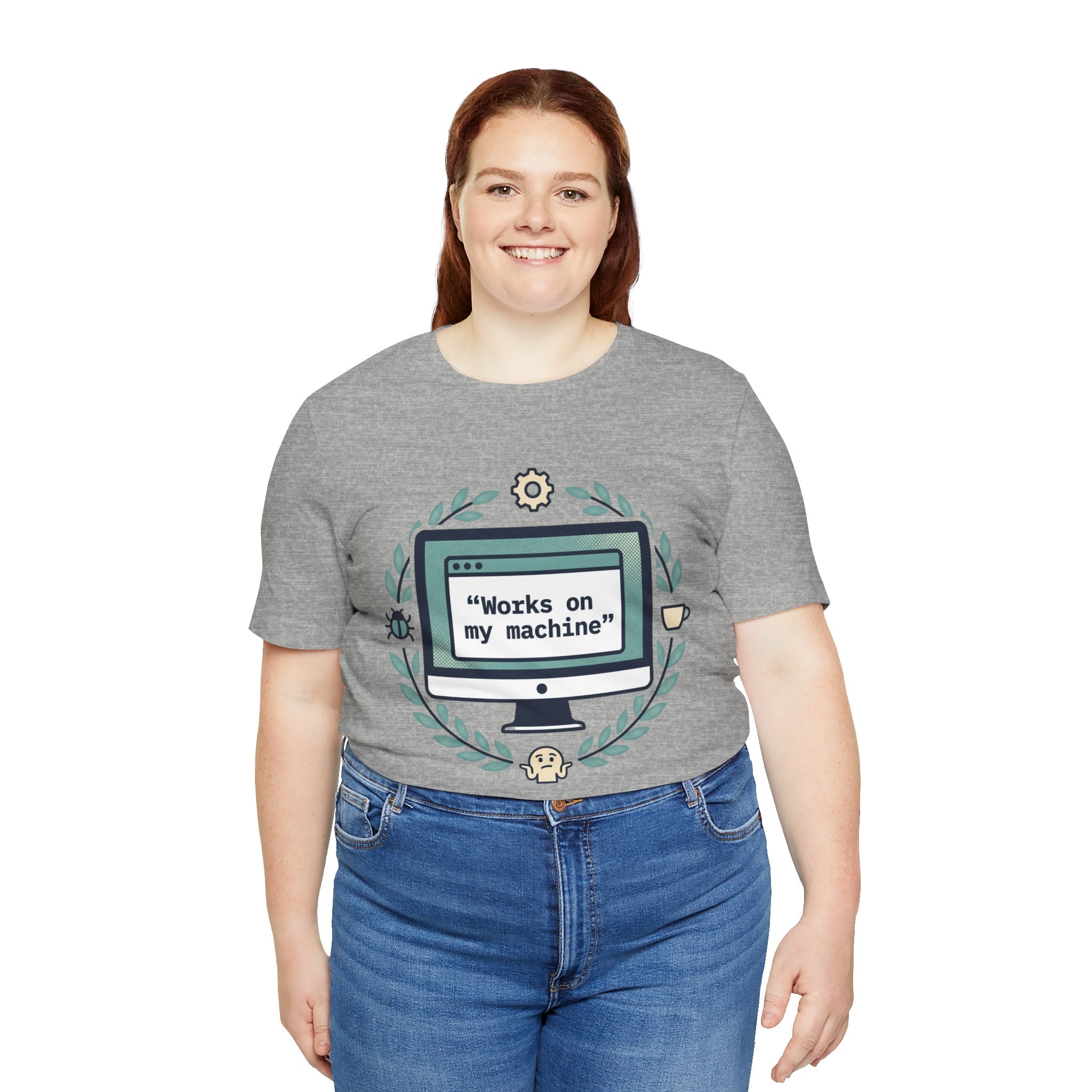 "Works on my machine" Computer Tee — Funny Programmer Developer T-Shirt