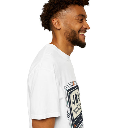 T-Shirt — 404 “Social Skills Not Found” Retro Computer Tee