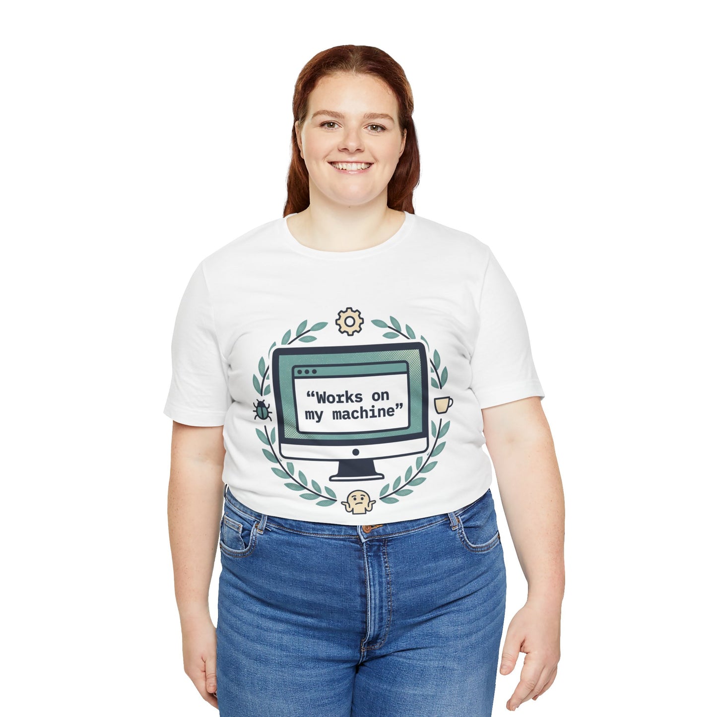 "Works on my machine" Computer Tee — Funny Programmer Developer T-Shirt