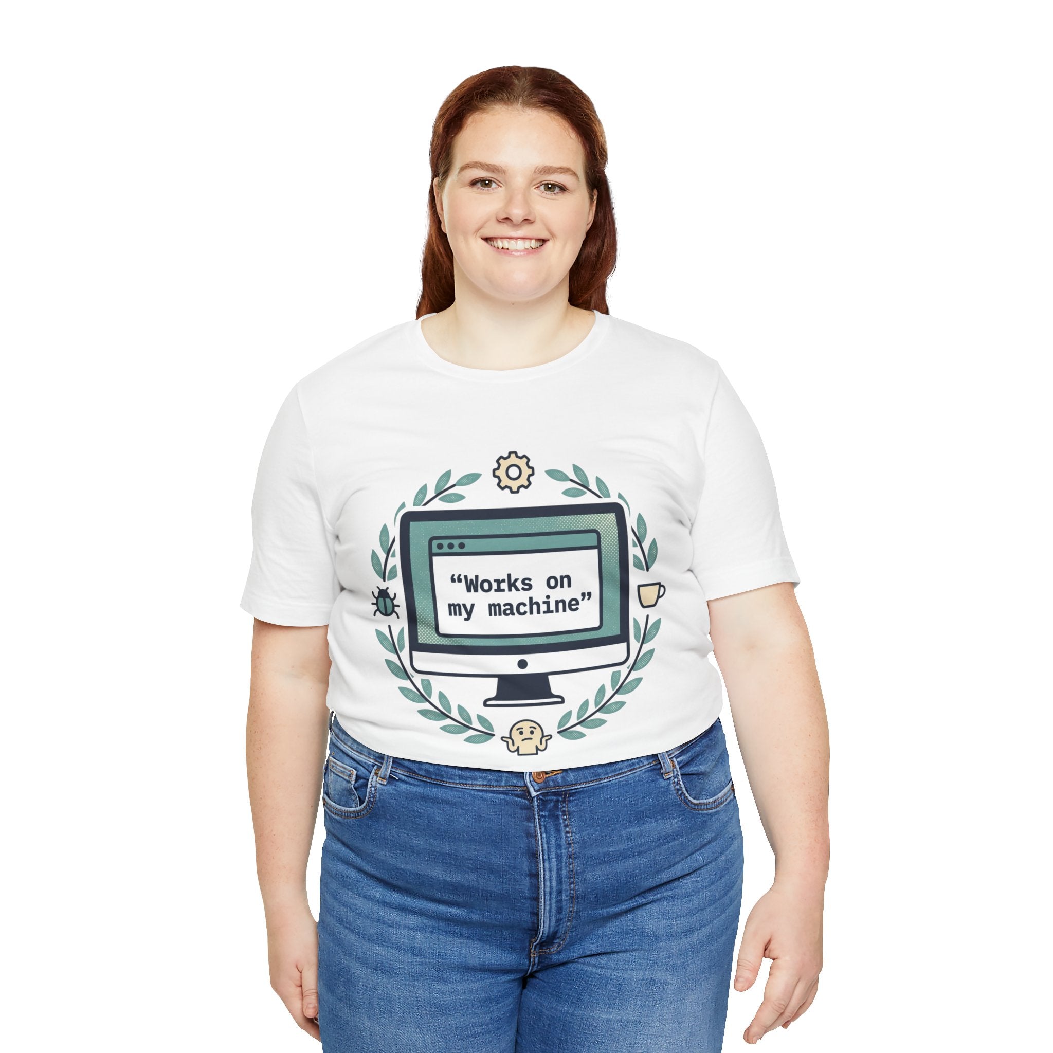 "Works on my machine" Computer Tee — Funny Programmer Developer T-Shirt
