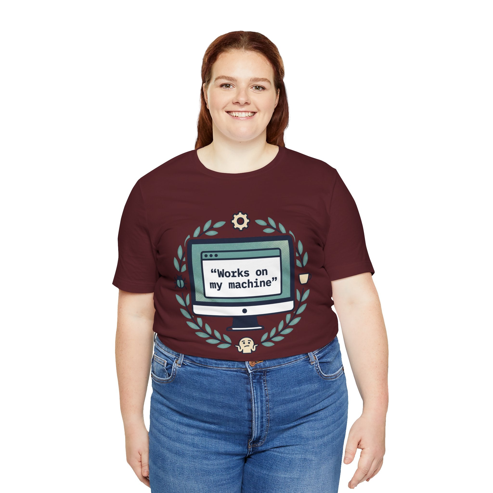 "Works on my machine" Computer Tee — Funny Programmer Developer T-Shirt