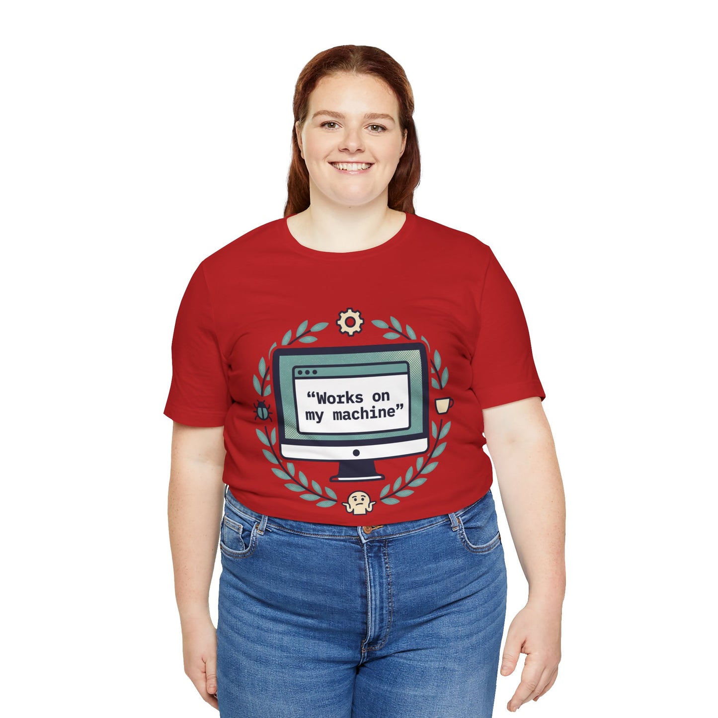 "Works on my machine" Computer Tee — Funny Programmer Developer T-Shirt