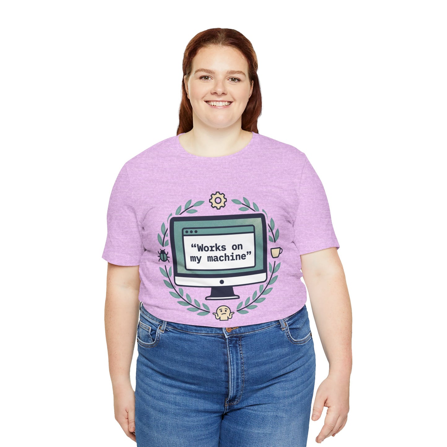 "Works on my machine" Computer Tee — Funny Programmer Developer T-Shirt