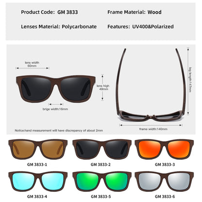 Bamboo/Balsa Wood Polarized Glasses