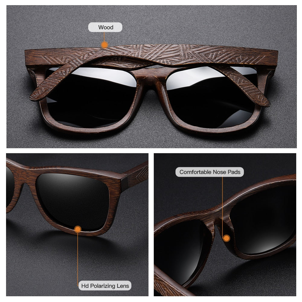 Bamboo/Balsa Wood Polarized Glasses