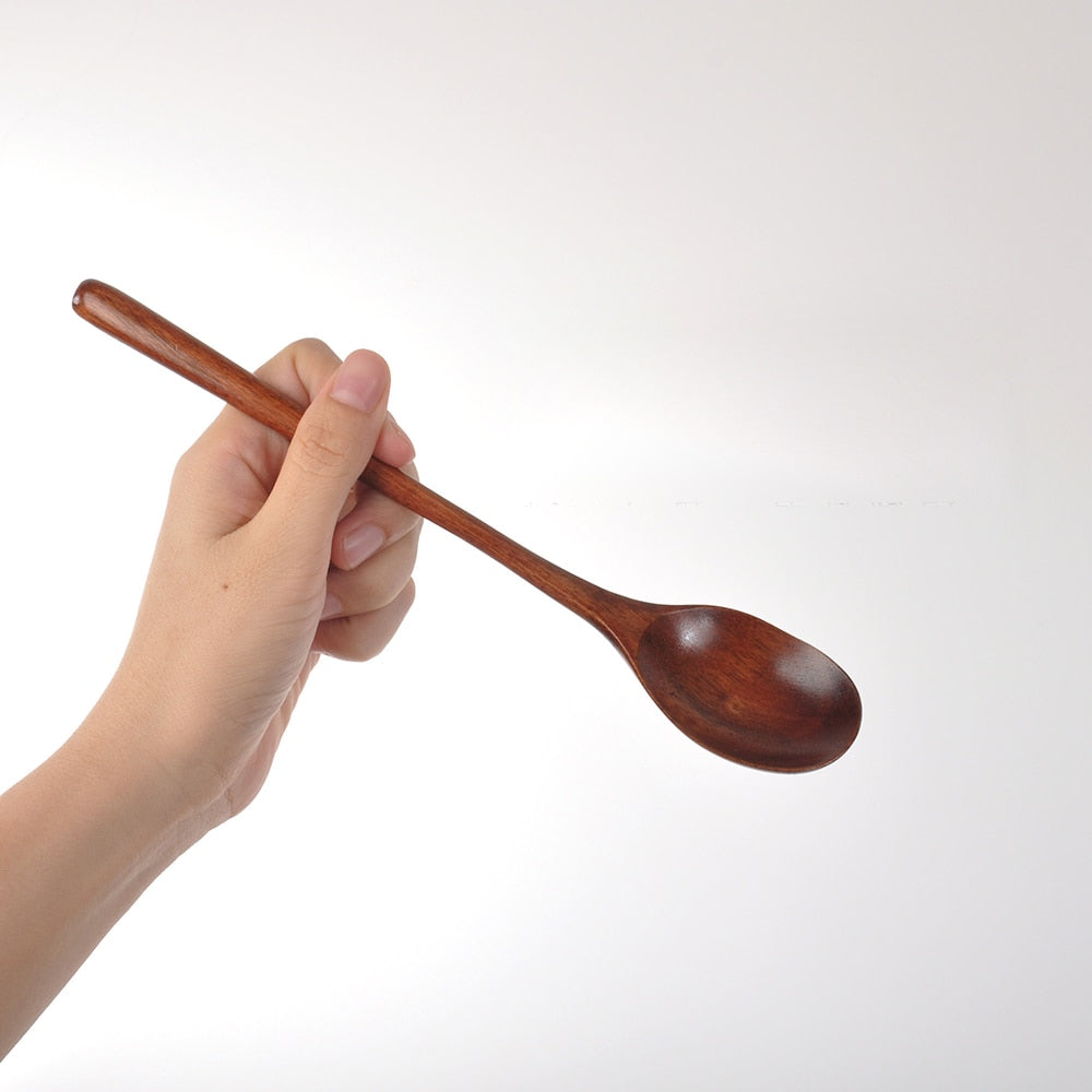 Wooden Chopsticks & Spoon Cutlery Set