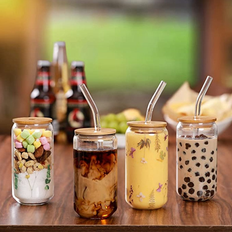 Glass Cups - Transparent Beer/Soda/Coffee