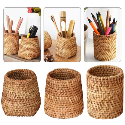Bamboo Handmade Rattan Storage Basket