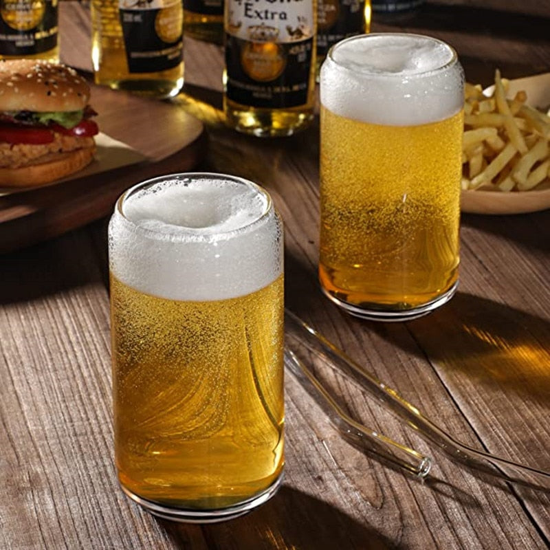 Glass Cups - Transparent Beer/Soda/Coffee