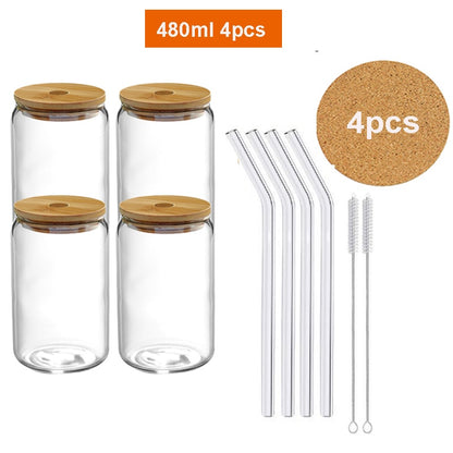 Glass Cups - Transparent Beer/Soda/Coffee