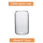 Glass Cups - Transparent Beer/Soda/Coffee