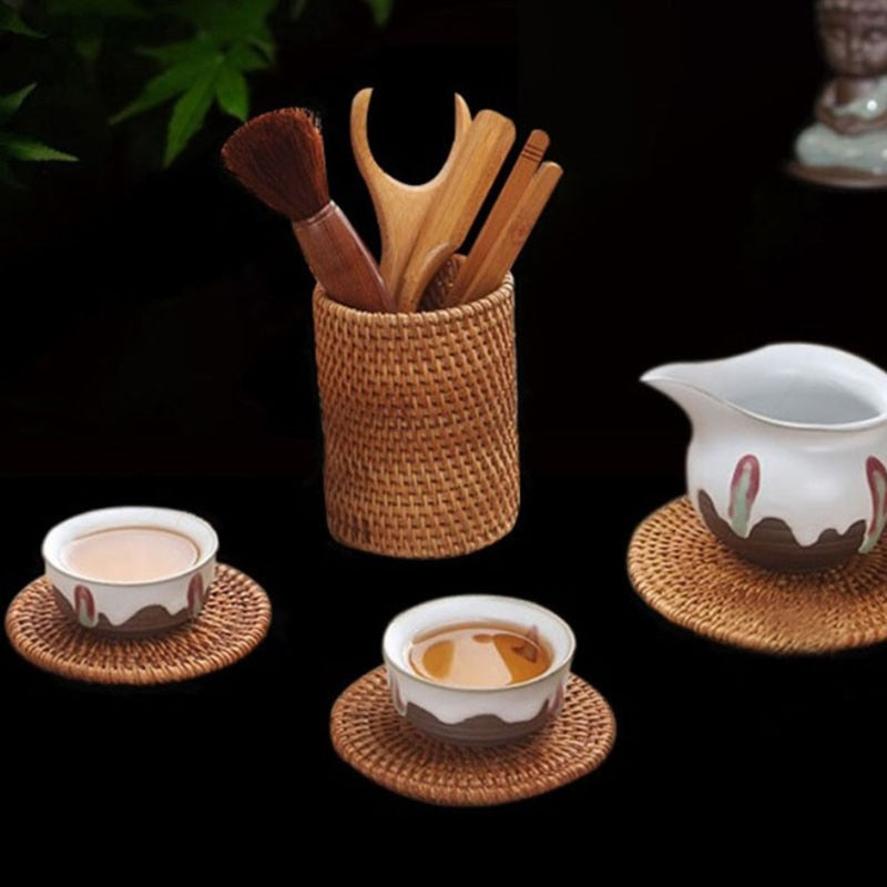 Bamboo Handmade Rattan Storage Basket