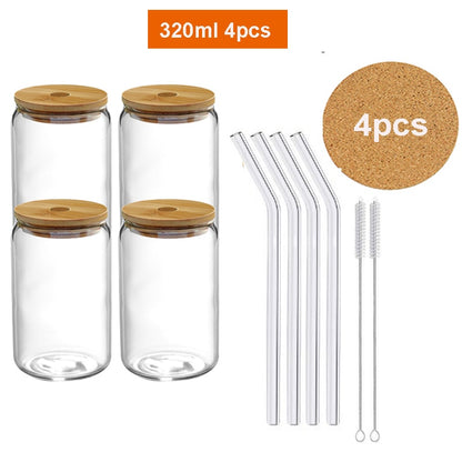Glass Cups - Transparent Beer/Soda/Coffee