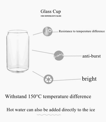 Glass Cups - Transparent Beer/Soda/Coffee