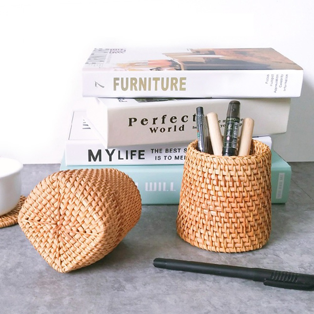 Bamboo Handmade Rattan Storage Basket