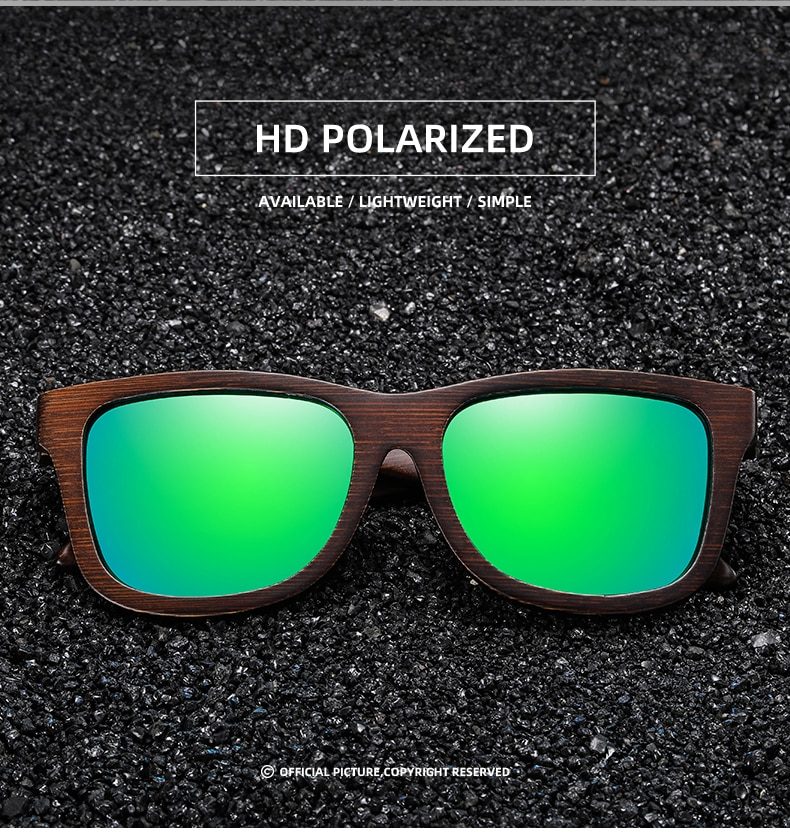Bamboo/Balsa Wood Polarized Glasses