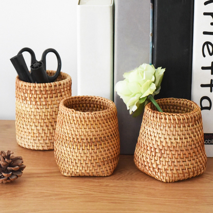 Bamboo Handmade Rattan Storage Basket